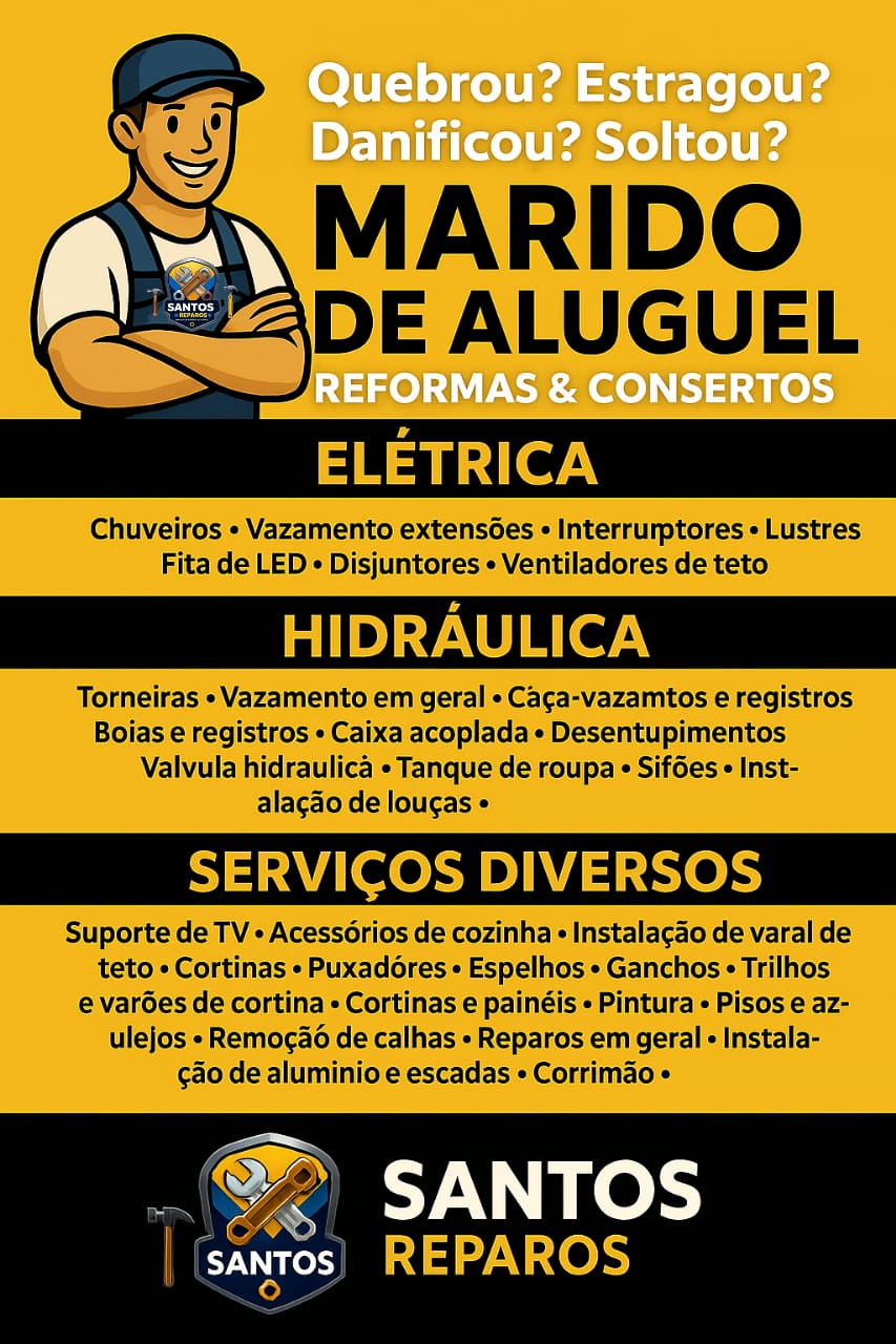 Imagem de banner para celular da serviço de marido de aluguel Santo-Reparos